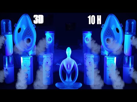 ASMR Aerosol 3D (Twelve Nebulizers) Amazing white noise for sleep 💤