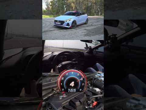240 HP Hyundai İ20 N Stage 1 Tune / 100-200 Km/h Acceleration / FAST Hot Hatch on Autobahn