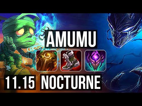 AMUMU vs NOCTURNE (JUNGLE) | 7/4/16, Rank 11 Amumu | EUW Master | v11.15