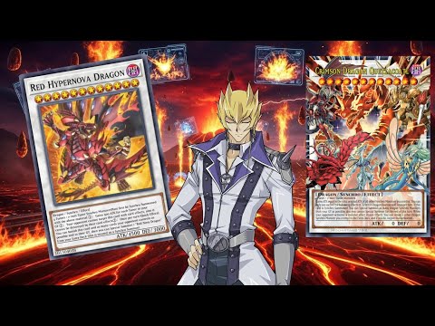 full  Red Hypernova Dragon deck| MDPRO3 | [BLZD]  | Crimson Dragon Quetzacoatl,  [LOCR]