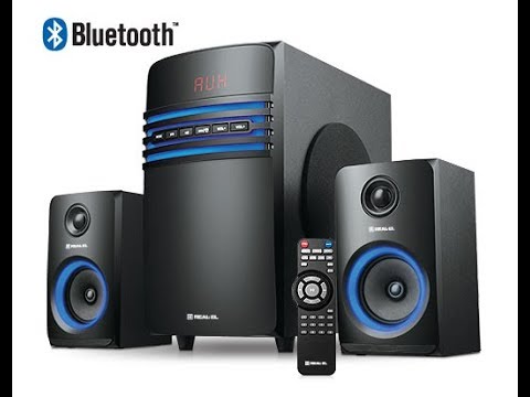 Мультимедийная акустическая система 2.1Real-El M-550 Black  (Обзор и распаковка).