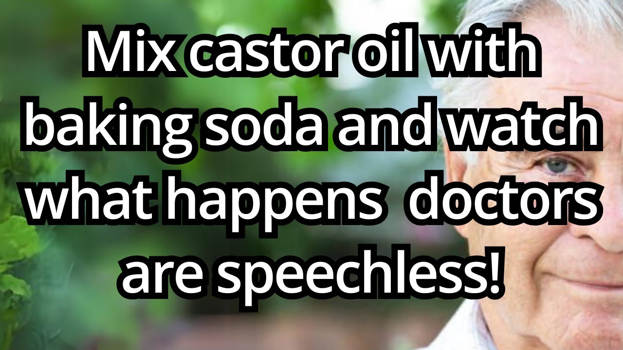 Mix Castor Oil with Baking Soda and Watch What Happens – Doctors Are Speechless! | Barbara O'Neill
