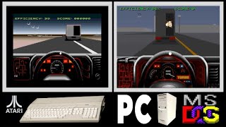 Atari ST vs PC MS-DOS : ROBOCOP 3 (Side by side comparison)