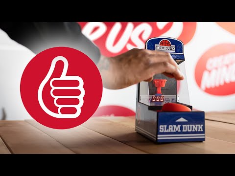 ORB Retro Mini Arcade Basketball Game - ThumbsUp! - YouTube