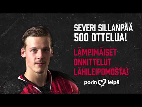Severi Sillanpää 500 Liigaottelua tribuuttivideo