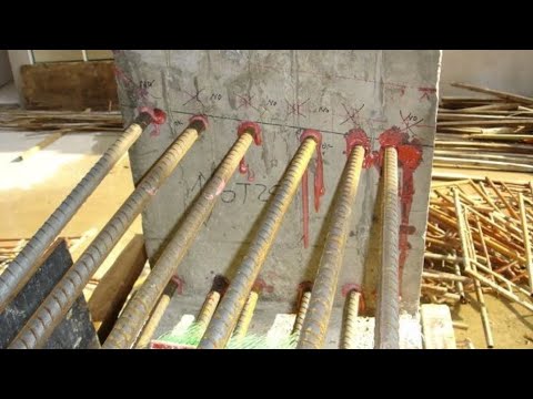 How to Anchor rebar into concrete