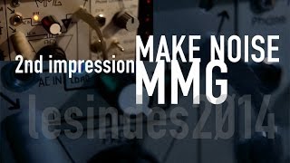 Video thumbnail for MAKE NOISE MMG -- Lo Pass Gate for DOEPFER EURORACK by LESINDES