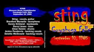 Sting - &quot;I Burn for You&quot; (Live) 9-10-85 Cuyahoga Falls, Ohio