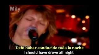 Bon Jovi - Misunderstood Subtitulado Español Ingles