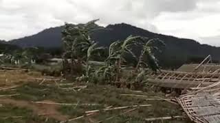 preview picture of video 'Angin kencang di Galudra Cugenang Cianjur Januari 2018'