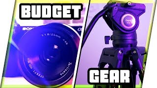 BEST BUDGET GEAR FOR YOUTUBE 2018 | CAYER BV30 TRIPOD, CAMERA & MORE