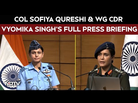 Operation Sindoor | Col Sofiya Qureshi & Wing Cdr Vyomika Singh Briefed About India's Airstrikes