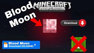 HOW TO DOWNLOAD BLOOD MOON🌙 MOD FOR MINECRAFT P