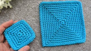 Single Crochet Granny Square