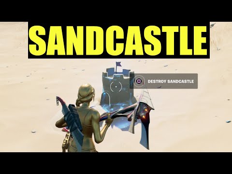 destroy Special sandcastles Location - Fortnite