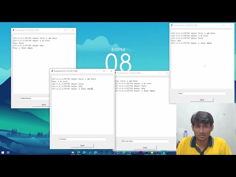 Python Project Gui Chat App Socket Tkinter With Multiple Client Chat Window