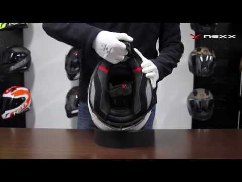 NEXX Helmets X.D1 - Video Tutorial - How to Remove and Place the Inner Lining