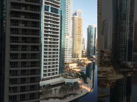 Jumeirah lakes towers in Dubai morning 🌄,☕