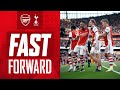 FAST FORWARD | Arsenal vs Tottenham Hotspur (3-1) | The goals, celebs, tweets, memes & reactions