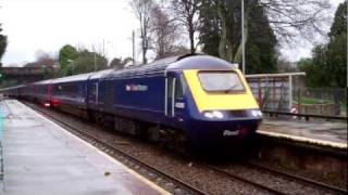 preview picture of video 'First Great Western Hight Speed Trains At St Austell | 29/1/2012'