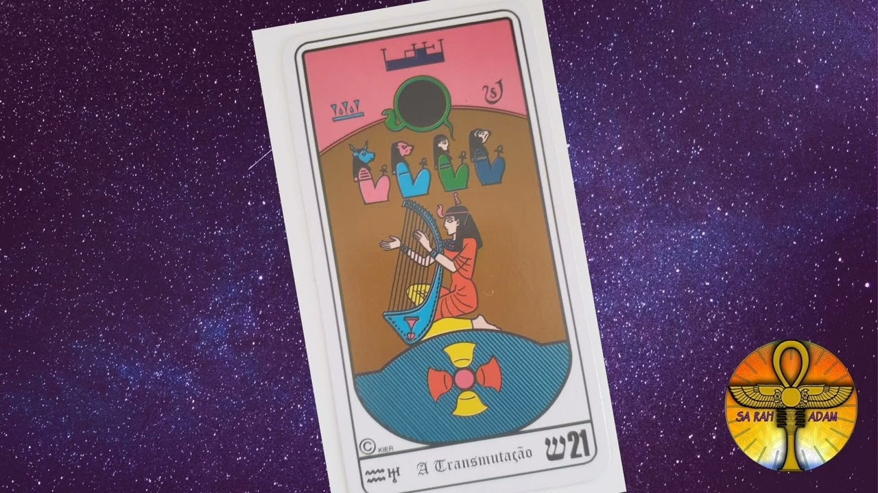 💙🇧🇷🌎 #2 - TARÔ EGÍPCIO - CARTA 21 - A TRANSMUTAÇÃO