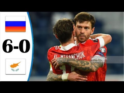 Russia vs Cyprus 6-0 All Goals & Extended Highlights 2021
