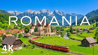 Romania 4K 🇷🇴 Transylvania Castles, Carpathian Mountains & Timeless Villages