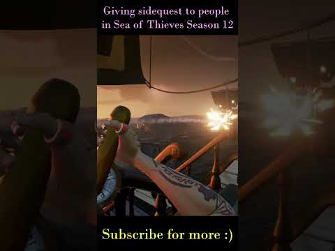 Giving side-quest to people in Sea of Thieves #sot #seaofthieves #bemorepirate #gaming #rare #funny
