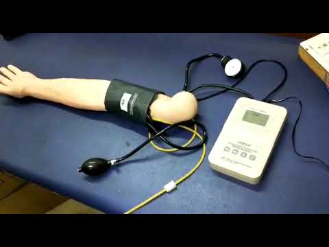 Advanced blood pressure training arm model
