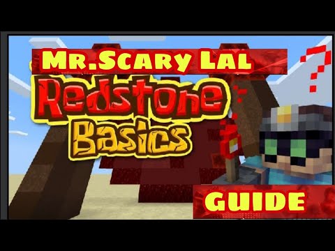 Mr. Scary Lal - how use redstone in minecraft। Redstone basic in minecraft. Mr.Scary Lal
