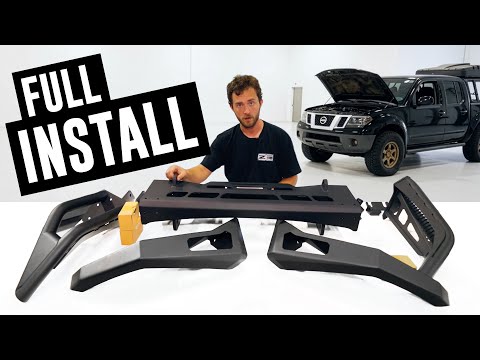 D40 Nissan Frontier Assault / Hybrid Front Bumper by Z1 Off-Road Install