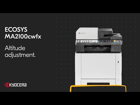 Kyocera MA2101cfx — настройка высоты над уровнем моря