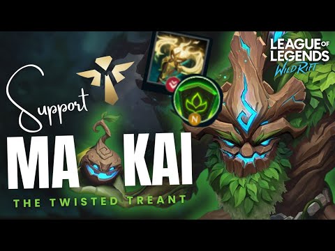 MAOKAI SUPPORT WITH NEW ITEM & RUNE | Maokai vs Thresh | Jungle | Wild Rift Gameplay 6.3c