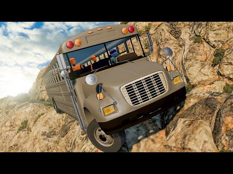 Cliff Drops #216 - BeamNG DRIVE | SmashChan