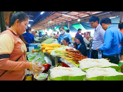 Cambodian Rice Noodle, Beef Noodle Soup, Snail Congee, Yellow Pancake & More - Best Street Food