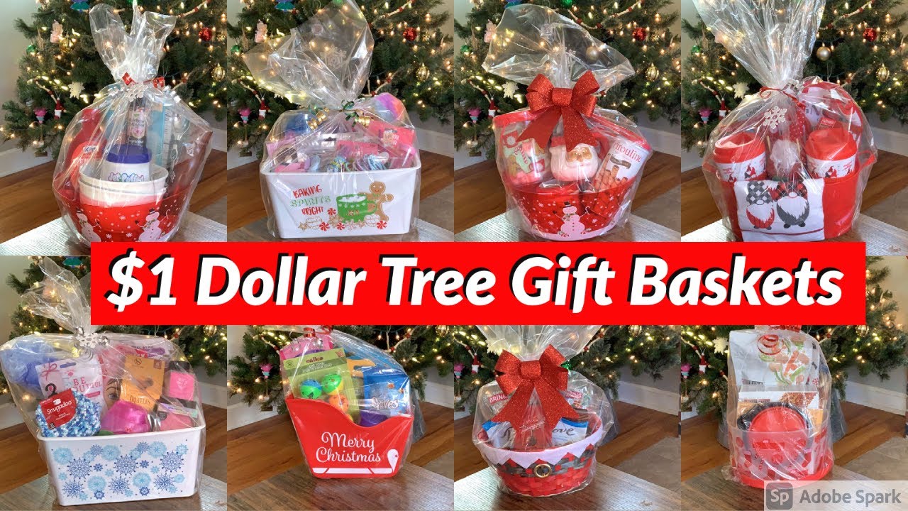 $1 DOLLAR TREE GIFT IDEAS *GIFTS ON A BUDGET* Unique Christmas Gift Basket Ideas!