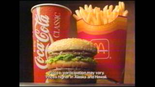 McDonald's Super Size (1994 Commercial)