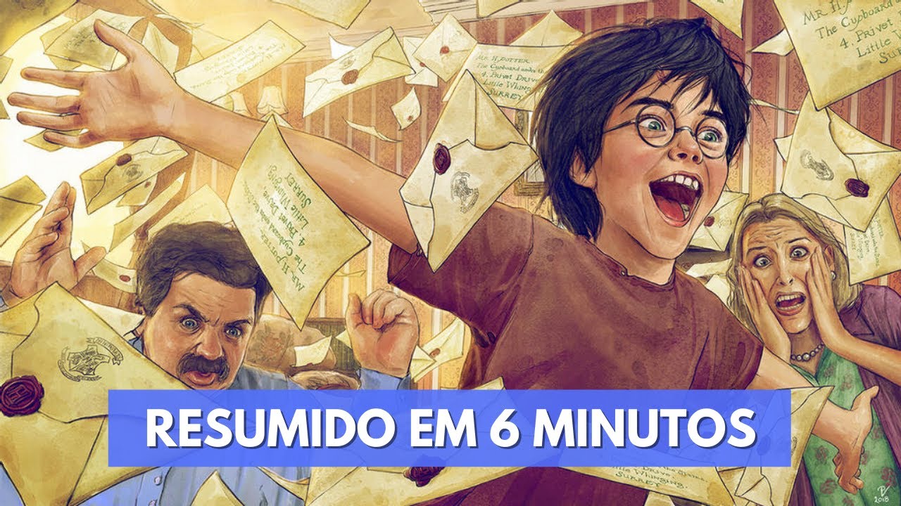 HARRY POTTER E A PEDRA FILOSOFAL RESUMIDO EM 6 MINUTOS || HARRY POTTER