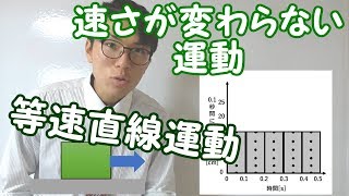 【中学理科】3-5 速さが変わらない運動～等速直線運動～【中３理科】