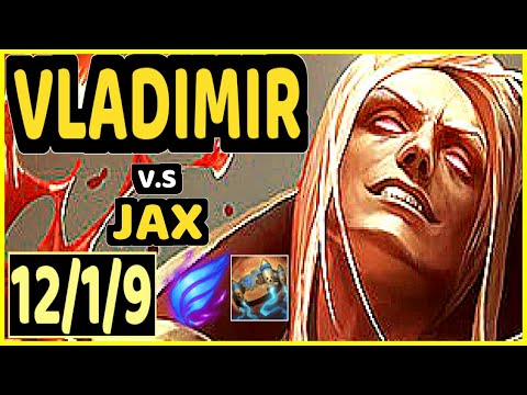 TRUKLAX (VLADIMIR) vs JAX - 12/1/9 KDA TOP GAMEPLAY - EUW Ranked MASTER