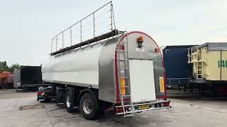 Купить пищевую цистерну Lako 34.000L RVS/Edelstahl Melk/Milch/Food/Lebensmittel 2X Stuuras - Изображение 4 | Autoline AM Пищевая цистерна Lako 34.000L RVS/Edelstahl Melk/Milch/Food/Lebensmittel 2X Stuuras | Изображение 4 - Autoline