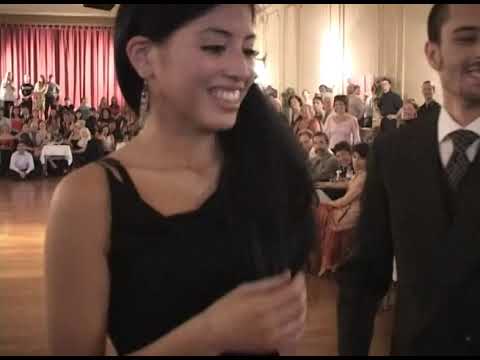 Geraldine Rojas and Javier Rodriguez with Carlos Gavito