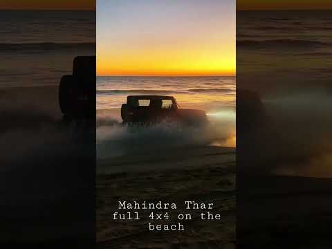 Mahindra Thar on The Beach