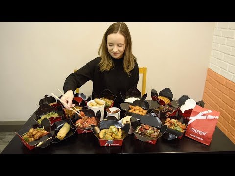 Restaurant's 20 Dish Chopstick Challenge