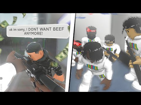 so my new gang had our first ever gang war in roblox south london 2...