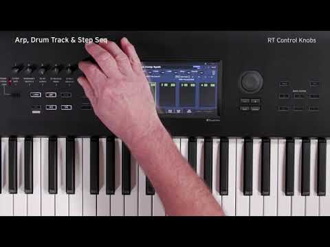 KORG NAUTILUS Video Manual Part 4   Arpeggiator, Drum Track  Step Sequencer