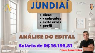 Análise do Edital do Concurso de JUNDIAÍ 2026 – DIRETOR - banca VUNESP