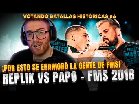 ¡POR ESTO SE ENAMORO LA GENTE DE FMS! | REPLIK VS PAPO 18/19 | REVOTANDO BATALLAS HISTÓRICAS #6