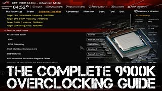 Video thumbnail for The Complete i9 9900K Overclocking Guide - Maximus XI Z390 and Others by Boosted Media
