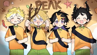 【PEAK】4 FRIENDS PLAYING PEAK FIRST TIME【NIJISANJI EN | Luca Kaneshiro】
